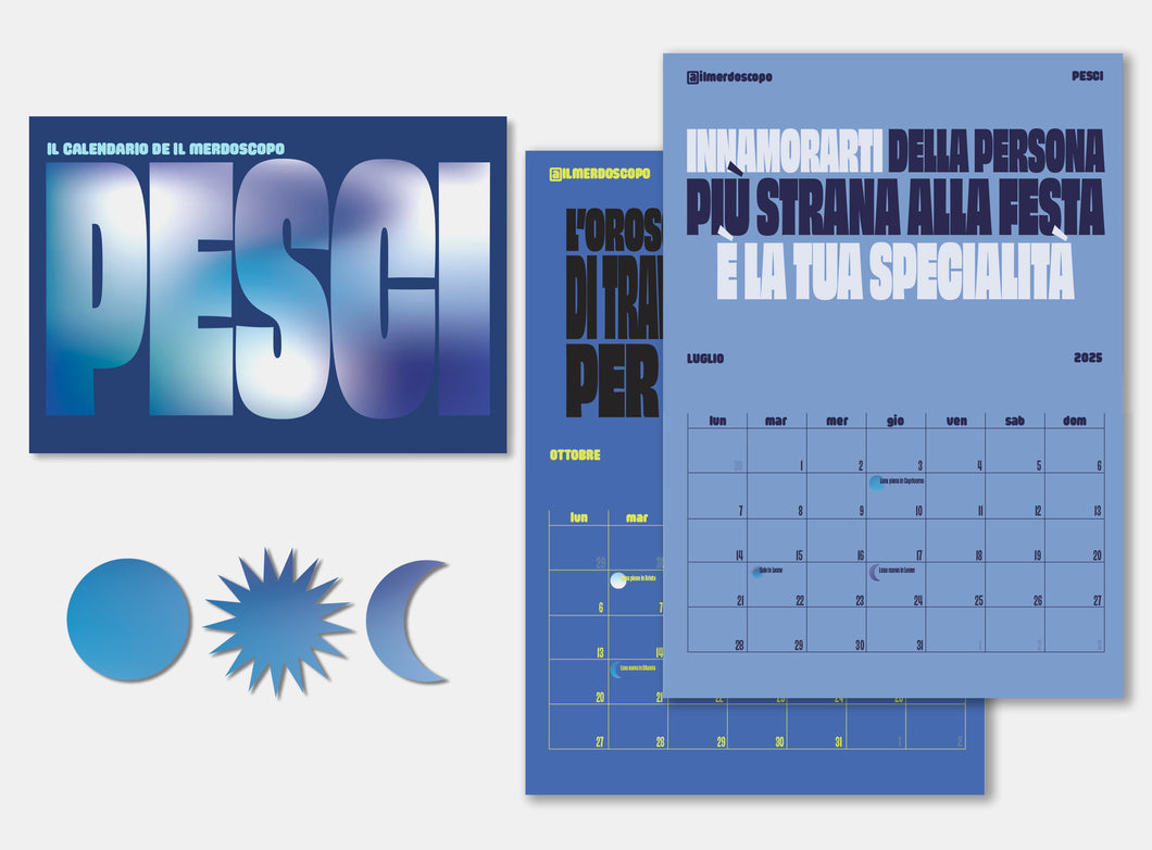 ASTRO CALENDARIO 2025 PESCI 2025