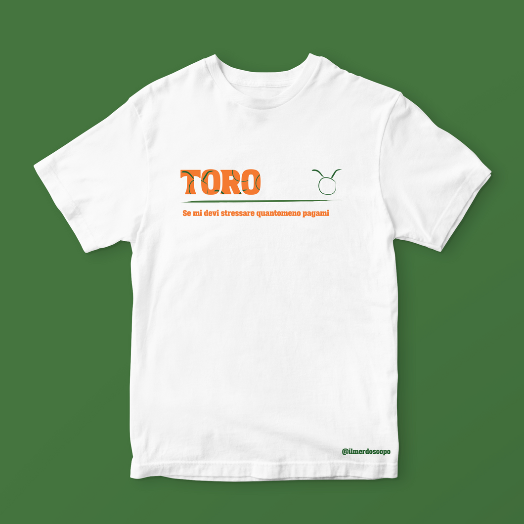 T-shirt segno del Toro